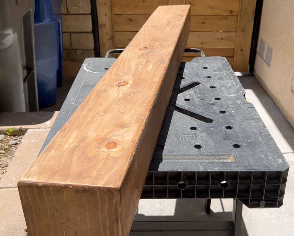 dit faux wood beam