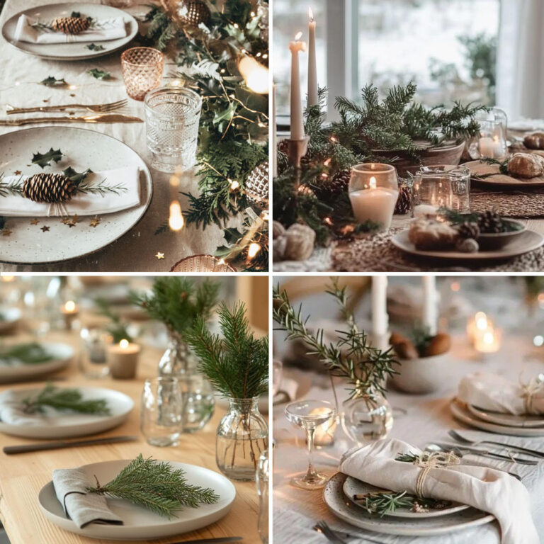 christmas tablescapes