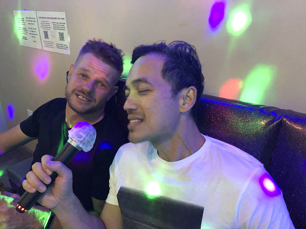 night out with friends - Korean karaoke